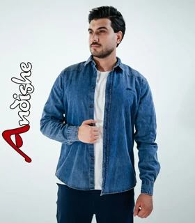 پیراهن جین مردانه مدل بایکان