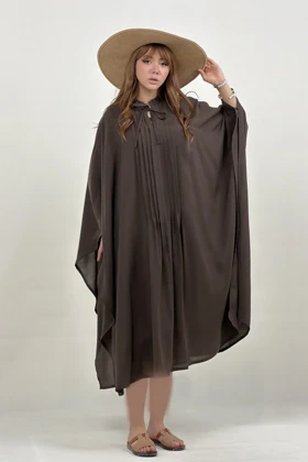 کفتان پانچ رگه دوزی (قهوه ای)