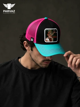 کلاه گورین مستر کوالیتی وارداتی مدل GOORIN BROS _ مشکی نقاب آبی