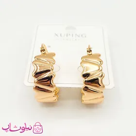 گوشواره حلقه‌ای پهن دخترانه ژوپینگ