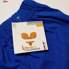 شلوارک راحتی زنانه مدل گربه بازیگوش رنگ آبی ماییلدا کد 5325