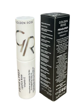 پرایمر رژ لب گلدن رز مدل Prime & Prep Lipstick Base حاوی ویتامین E وزن 4.2 گرم