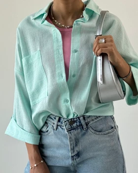 شومیز آستین برش یارا کد 500431