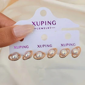 گوشواره ماه کهکشانی مرواریدی ژوپینگ