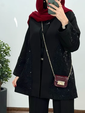 مانتو مجلسی سوزندوزی آیسو سلدا