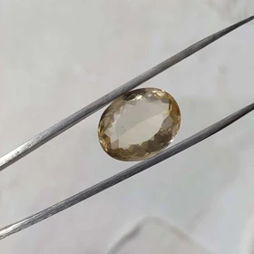 سنگ طبیعی سیترین تراش جواهری کد 3