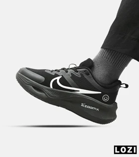 کفش کتانی مردانه و زنانه مشکی NIKE zoom x smiley