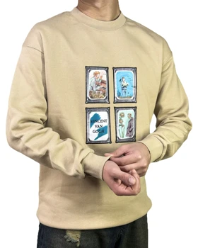 دورس مردانه رنگ کرم چاپ 051005