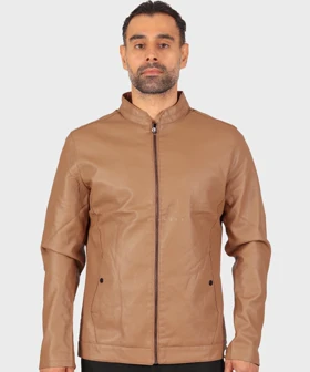 کت چرم ساده اسپرت 2513