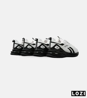 کفش کتانی مردانه و زنانه سفید مشکی Reebok مدل 5012