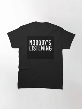 تیشرت گروه موسیقی linkin park لینکین پارک Nobody's listening کد 168766