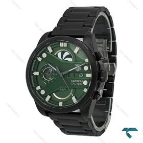 ساعت مردانه تگ هویر کررا CR7 مشکی صفحه سبز Tag-7490-G