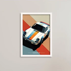 تابلو سفارشی طرح ماشین پورشه
