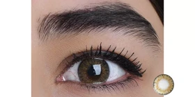 لنز رنگی روزانه فرشلوک Freshlook One-Day Color (Pure Hazel (سبز یشمی عسلی دورمشکی))