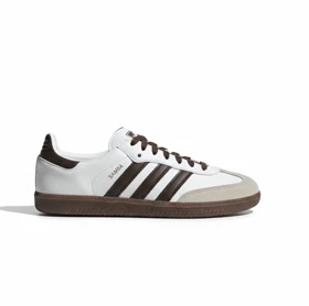 کفش کتانی آدیداس سامبا سفید قهوه ای کد 294967