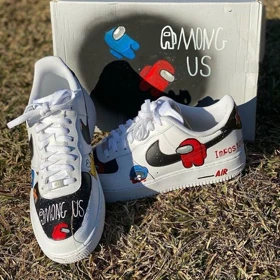 کفش اسپرت با طرح نایک among us امانگ اس ایرفورس nike air force