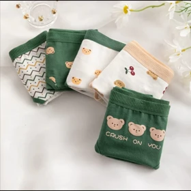 شورت عروسکی زنانه وارداتی طرح تدی سبز