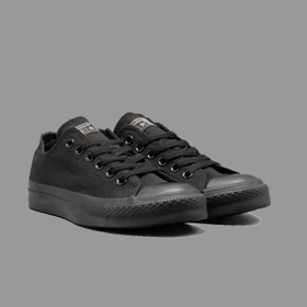 کانورس کلاسیک تمام مشکی ساق کوتاه Converse Classic All Black Lowtop