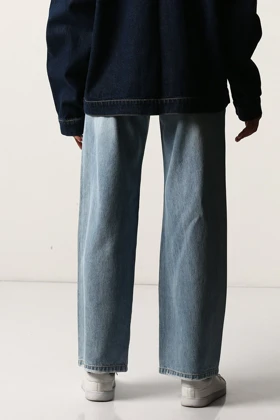 شلوارجین نیم بگ زنانه