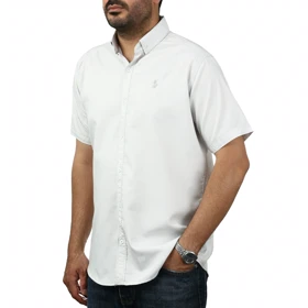 پیراهن آستین کوتاه ساده مردانه برند مد مدل 141114915