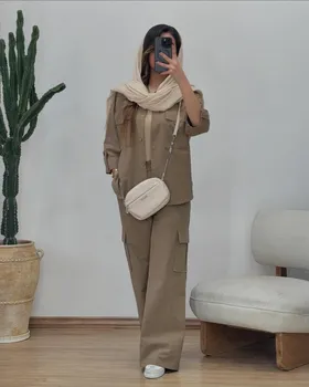 شلوار کارگو لینن
