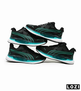 کفش کتانی ورزشی مشکی سبز مردانه PUMA