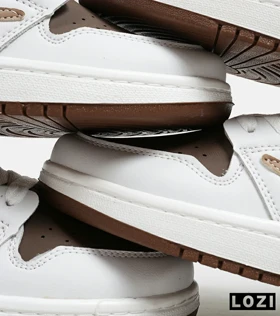کفش کتانی مردانه سفید قهوه ای NIKE travis scott