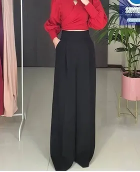 شلوار پارچه ای مازراتی بگی مشکی/طوسی/کرم/سفید