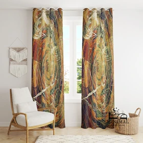 پرده اسپرت طرح خط خطی مدل W4962