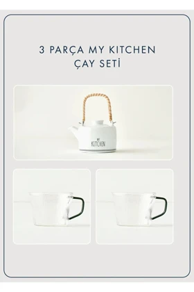 سرویس چای Bella Maison مدل My Kitchen - سفید