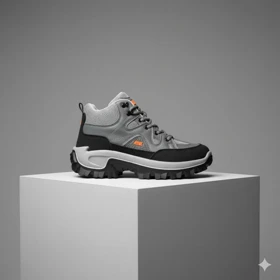 کفش ساق‌دار مردانه طوسی مدل JAX