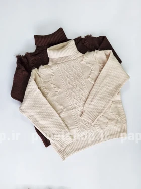 بلوز یقه اسکی شاین دار