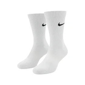 جوراب ساق بلند سفید طرح نایک