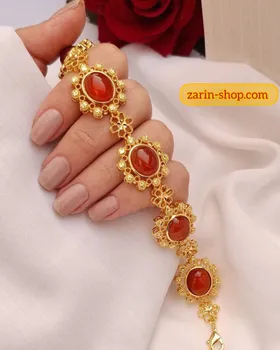 دستبند زنانه طرح طلا