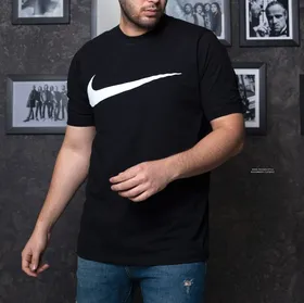 تیشرت مردانه نایک NIKE رنگ مشکی آستین کش