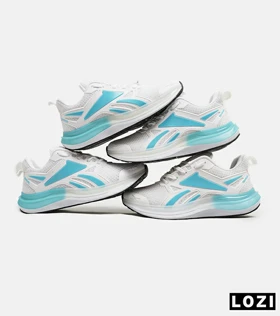 کفش کتانی ورزشی ریباک سفید آبی Reebok Fusium Run