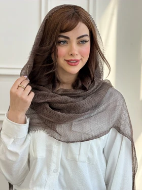 شال حصیری کنفی دورریش