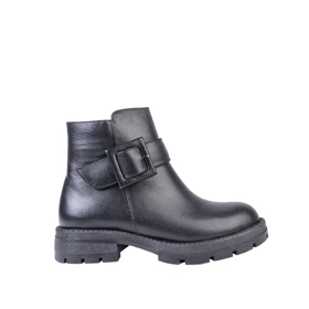 بوت سگک دار چرم زنانه 232