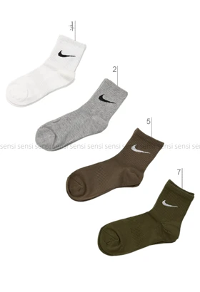 جوراب نایک نیم ساق انگلیسی کد1000051