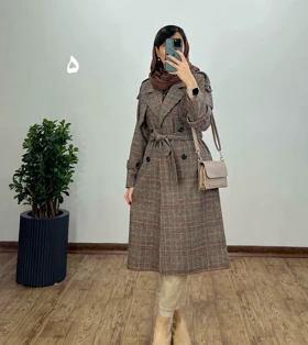 پالتو پشمی بلند دلارام (ایراد دار)