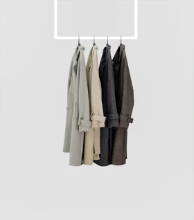 پالتو بلند Pinki 1293 در چهار رنگ