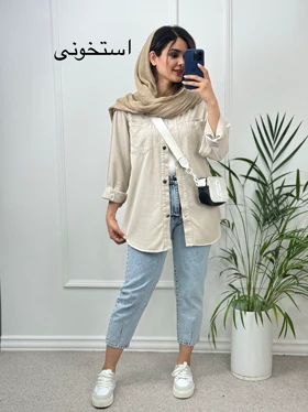 مانتو کتان شادی