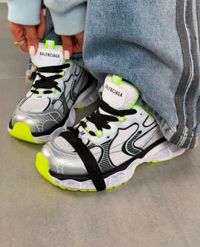 کتانی دخترانه بالانسیگا 3XLد سفید فسفری