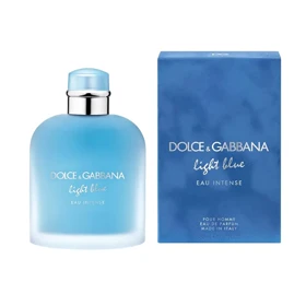 ادوپرفیوم مردانه دولچه اند گابانا مدل Light Blue Eau Intense Pour Homme حجم 100 میلی لیتر