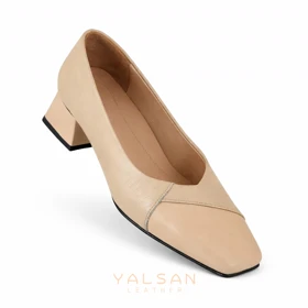 کفش پاشنه‌دار زنانه چرم یلسان مدل آنه لا کد 692-GL