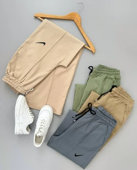 شلوار کتان کش نیم بگ کد 3952