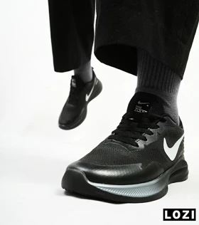 کفش کتانی بزرگ پا مشکی Nike air zoom
