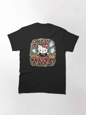 تیشرت Kitty طرح Stay Spooky کد 261766