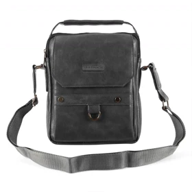 کیف رودوشی چرمی گوگانا مدل GOOGANA - GOOG915 (مشکی)