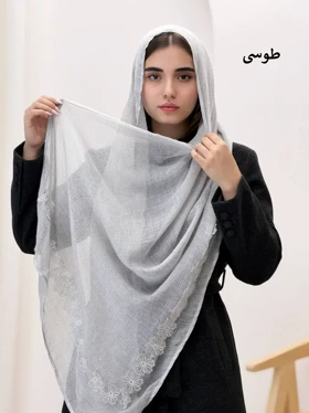 3820-شال حصیری گل برجسته